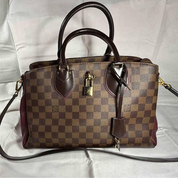 Louis Vuitton Handbags - Louis Vuitton Damier Ebene Canvas and Leather Normandy Bag